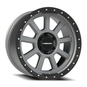 Vision Wheel 350 Satin Grey 20x9 0 6x139.7mm 78.1mm - Wheelwiz