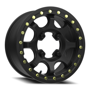 Vision Wheel 351 Satin Black 15x7 +38 4x156mm 131.1mm - Wheelwiz