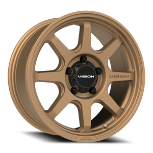 Vision Wheel 351 Bronze 17x8 +30 5x127mm 78.1mm - Wheelwiz
