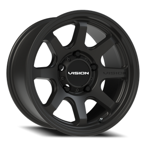 Vision Wheel 351 Satin Black 16x8 0 5x139.7mm 110mm - Wheelwiz