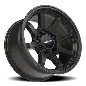 Vision Wheel 351 Satin Black 17x9 -12 5x139.7mm 108mm - Wheelwiz