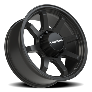 Vision Wheel 351 Satin Black 20x9 +12 8x165.1mm 125.2mm - Wheelwiz