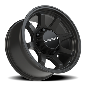 Vision Wheel 351 Satin Black 17x8.5 +18 8x165.1mm 125.2mm - Wheelwiz