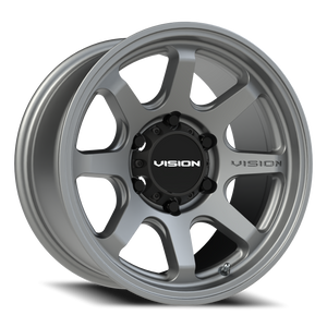 Vision Wheel 351 Satin Grey 16x8 0 6x139.7mm 110mm - Wheelwiz