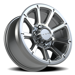 Vision Wheel 353 Gunmetal Machined Face 17x8.5 +18 6x139.7mm 106.2mm - Wheelwiz