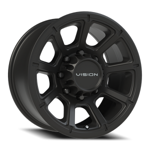 Vision Wheel 353 Matte Black 17x8.5 +18 8x165.1mm 125.2mm - Wheelwiz