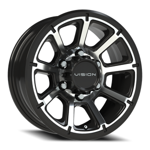 Vision Wheel 353 Gloss Black Machined Face 15x6 0 6x139.7mm 108mm - Wheelwiz