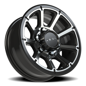 Vision Wheel 353 Gloss Black Machined Face 15x6 0 6x139.7mm 108mm - Wheelwiz
