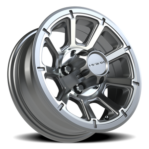 Vision Wheel 353 Gunmetal Machined Face 14x5.5 0 5x114.3mm 83mm - Wheelwiz