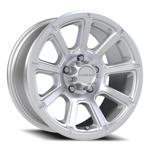 Vision Wheel 353 Winter Paint-Silver( Salt Resistant) 17x8.5 -6 5x127mm 78.1mm - Wheelwiz