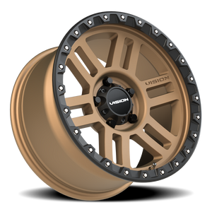 Vision Wheel 354 Bronze 17x9 -12 5x127mm 78.1mm - Wheelwiz