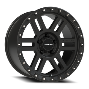 Vision Wheel 354 Satin Black 18x9 -12 5x127mm 78.1mm - Wheelwiz