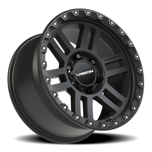 Vision Wheel 354 Satin Black 17x9 +12 6x139.7mm 106.2mm - Wheelwiz