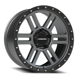 Vision Wheel 354 Satin Grey 20x9 +12 5x139.7mm 108mm - Wheelwiz