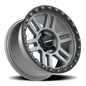 Vision Wheel 354 Satin Grey 17x9 -12 5x127mm 78.1mm - Wheelwiz