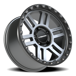 Vision Wheel 354 Satin Grey 18x9 +12 5x150mm 110.2mm - Wheelwiz