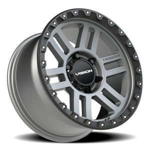 Vision Wheel 354 Satin Grey 17x9 +12 6x135mm 87.1mm - Wheelwiz