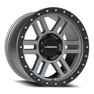 Vision Wheel 354 Satin Grey 17x9 -12 6x139.7mm 106.2mm - Wheelwiz