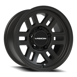 Vision Wheel 355 Satin Black 15x7.5 -12 5x139.7mm 110mm - Wheelwiz