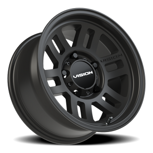 Vision Wheel 355 Satin Black 15x7.5 -12 5x139.7mm 110mm - Wheelwiz