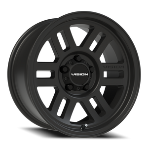 Vision Wheel 355 Satin Black 16x8 0 5x114.3mm 83mm - Wheelwiz
