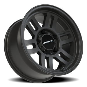 Vision Wheel 355 Satin Black 16x8 0 5x139.7mm 110mm - Wheelwiz
