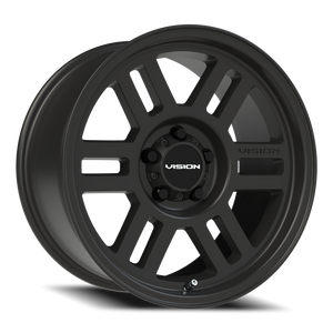 Vision Wheel 355 Satin Black 17x9 +20 5x114.3mm 83mm - Wheelwiz