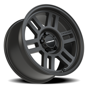 Vision Wheel 355 Satin Black 17x9 +20 5x114.3mm 83mm - Wheelwiz