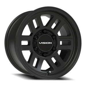 Vision Wheel 355 Satin Black 15x7.5 -12 6x139.7mm 110mm - Wheelwiz