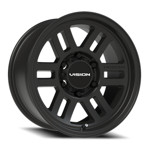Vision Wheel 355 Satin Black 16x8 0 6x139.7mm 110mm - Wheelwiz