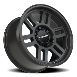 Vision Wheel 355 Satin Black 17x9 +18 6x139.7mm 106.2mm - Wheelwiz