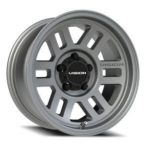Vision Wheel 355 Satin Grey 15x7.5 -12 5x114.3mm 83mm - Wheelwiz