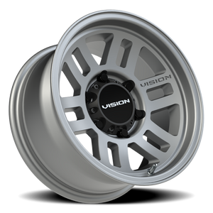 Vision Wheel 355 Satin Grey 15x7.5 -12 6x139.7mm 110mm - Wheelwiz