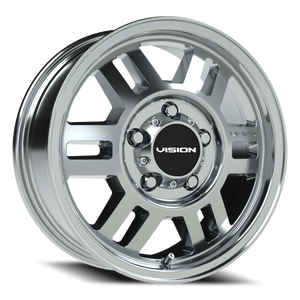 Vision Wheel 355 Chrome 16x6.5 +45 5x130mm 78.3mm - Wheelwiz