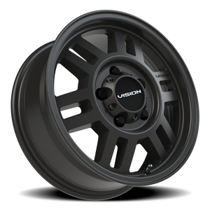 Vision Wheel 355 Satin Black 16x6.5 +45 5x130mm 78.3mm - Wheelwiz