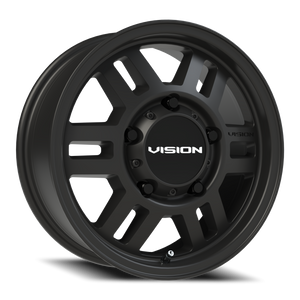 Vision Wheel 355 Satin Black 16x6.5 +45 5x160mm 65.1mm - Wheelwiz