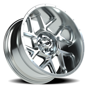 Vision Wheel 360 Chrome 20x10 -25 5x127mm 78.1mm - Wheelwiz