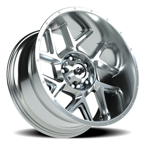 Vision Wheel 360 Chrome 20x10 -25 5x139.7mm 108mm - Wheelwiz