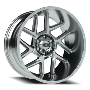 Vision Wheel 360 Chrome 22x12 -57 6x139.7mm 106.2mm - Wheelwiz