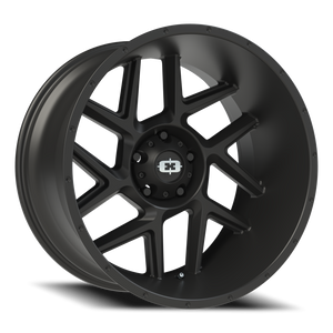 Vision Wheel 360 Satin Black 22x12 -51 5x139.7mm 108mm - Wheelwiz