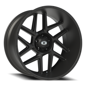 Vision Wheel 360 Satin Black 24x12 -51 5x139.7mm 108mm - Wheelwiz