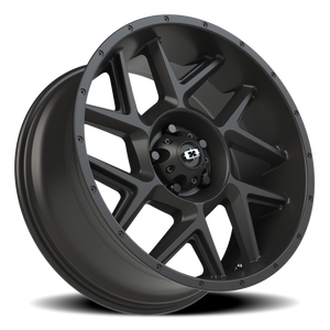 Vision Wheel 360 Satin Black 20x9 +10 5x127mm 78.1mm - Wheelwiz