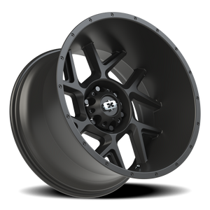 Vision Wheel 360 Satin Black 20x12 -55 6x139.7mm 106.2mm - Wheelwiz