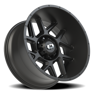 Vision Wheel 360 Satin Black 22x12 -51 8x165.1mm 125.2mm - Wheelwiz