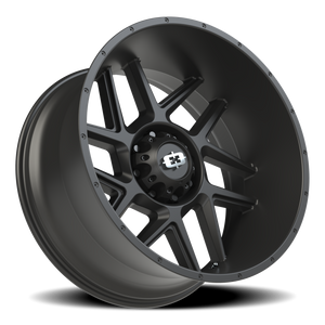 Vision Wheel 360 Satin Black 24x12 -51 8x165.1mm 125.2mm - Wheelwiz