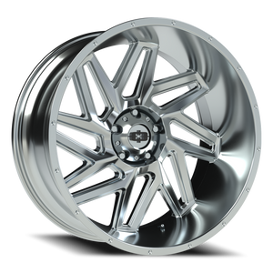 Vision Wheel 361 Chrome 24x12 -51 5x139.7mm 108mm - Wheelwiz