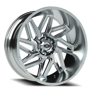 Vision Wheel 361 Chrome 24x12 -57 6x139.7mm 106.2mm - Wheelwiz