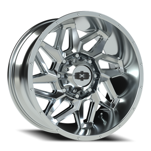 Vision Wheel 361 Chrome 20x10 -25 8x180mm 124.2mm - Wheelwiz