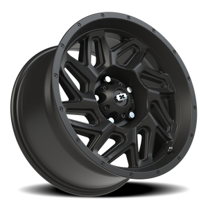 Vision Wheel 361 Satin Black 17x9 +12 5x127mm 78.1mm - Wheelwiz