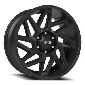 Vision Wheel 361 Satin Black 20x9 +12 6x139.7mm 106.2mm - Wheelwiz